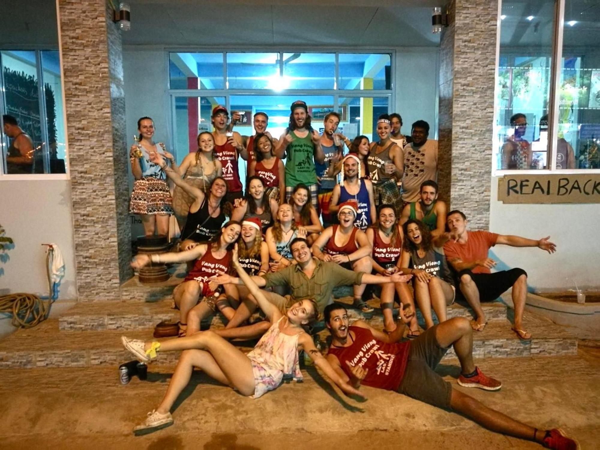 Vang Vieng Ruby Backpackers Hostel Eksteriør billede